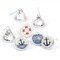 Big Dot of Happiness Ahoy - Nautical - Baby Shower or Birthday Party Round Candy Sticker Favors - Labels Fits Chocolate Candy (1 sheet of 108)